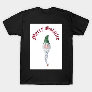 Christmas Elf + Merry Solstice T-Shirt